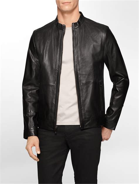 calvin klein leather jackets.